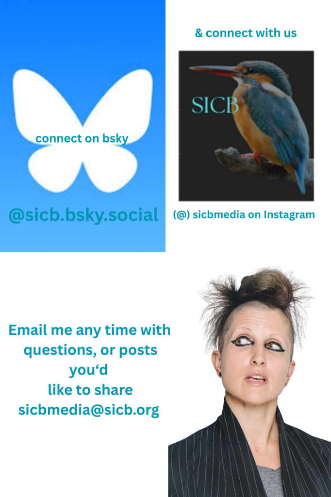 Suzanne Miller, SICB Social Media Manager.